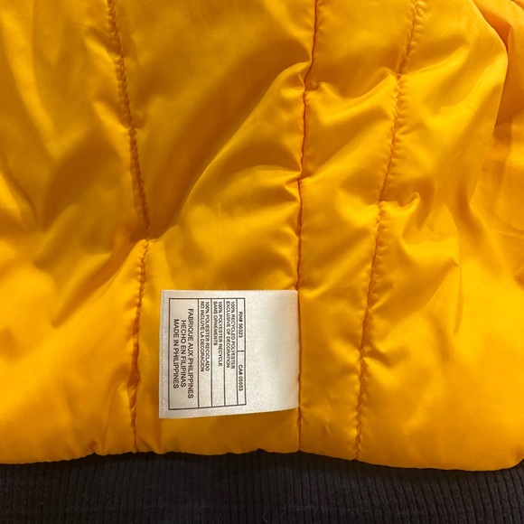 Nike men’s quilted zip up jacket with hood and ribbed Lining - Picture 6 of 7